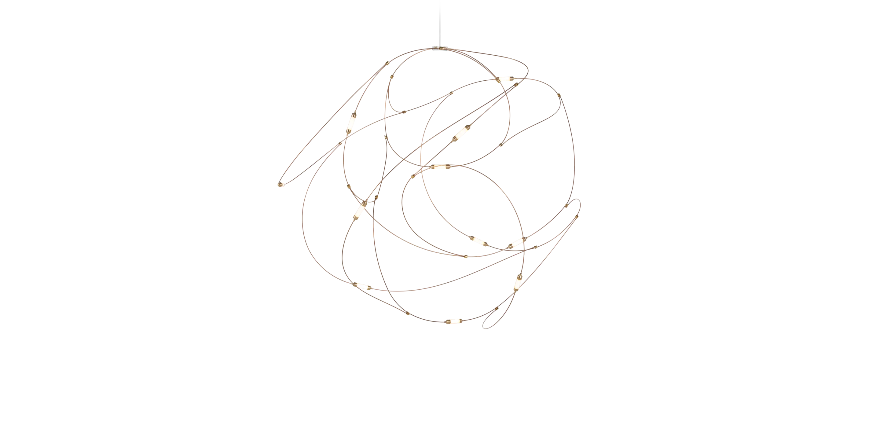 Flock of Light 11 suspension front view